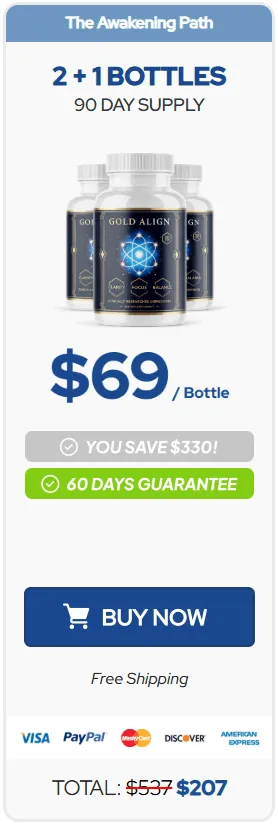 Gold Align 3 bottle price